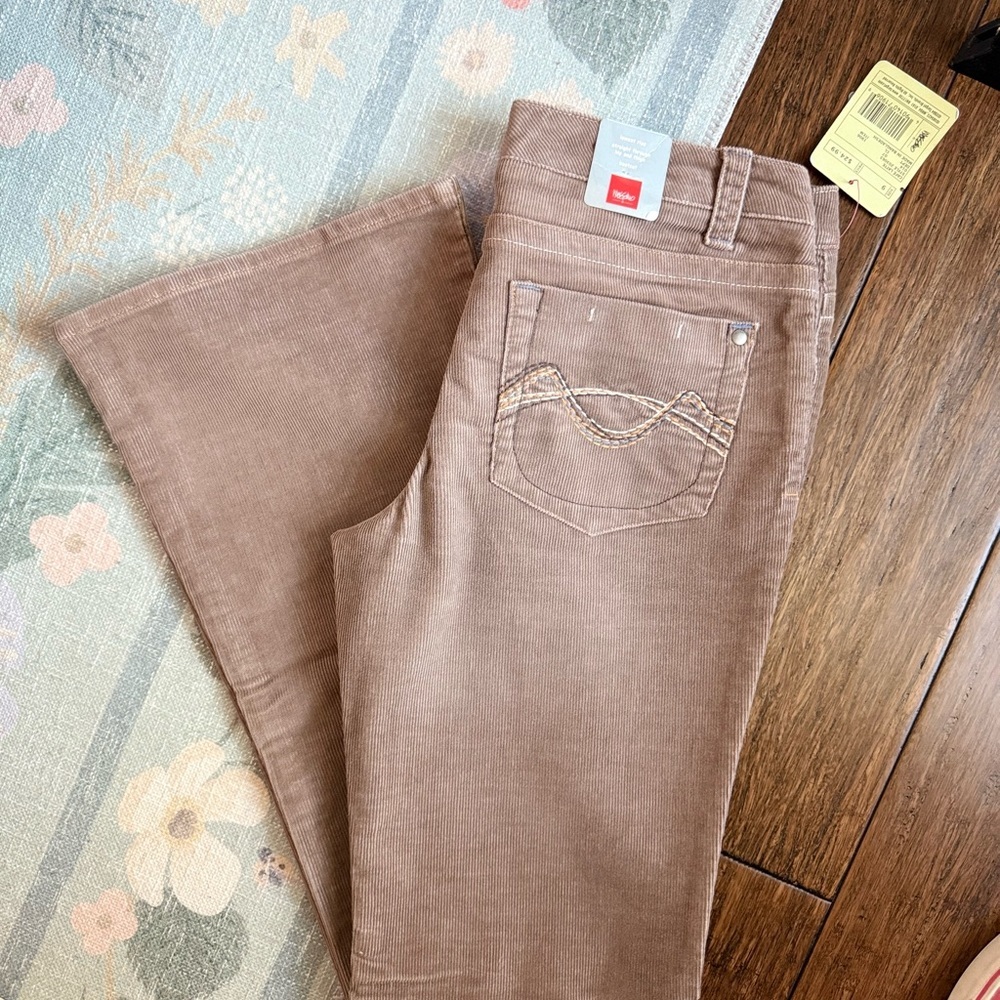 Target Mossimo Y2K Café Latte Flare Women's Corduroy’s - Picture 9 of 11
